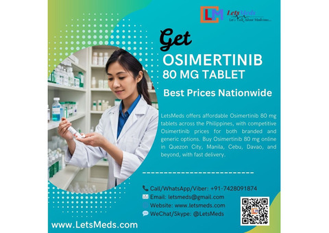 Where To Buy Osimertinib 80 mg price in The Philippines?