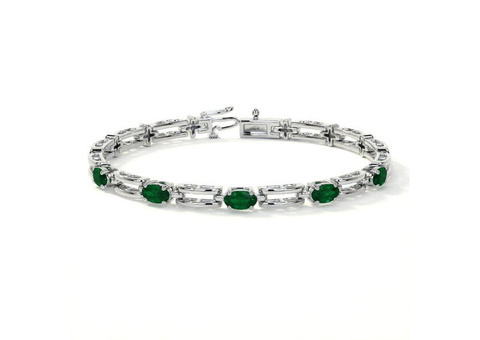 Best Emerald Tennis Bracelet Online