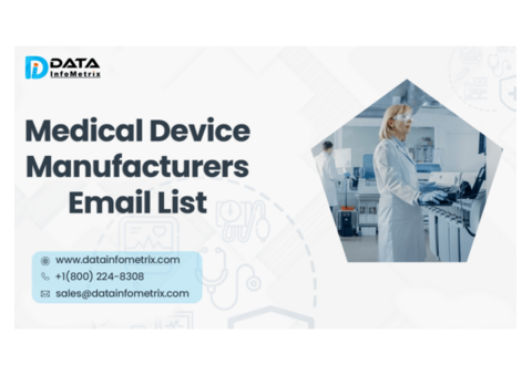 Obtain Our Accurate Medical Device Manufacturers Email List