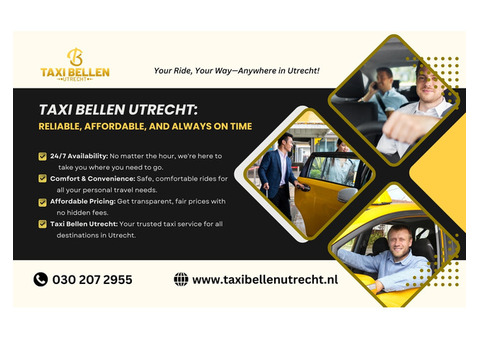 Affordable Taxi Utrecht RidesTaxi Bellen Utrecht