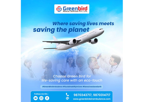 Greenbird Air and Train Ambulance in Patna Cost