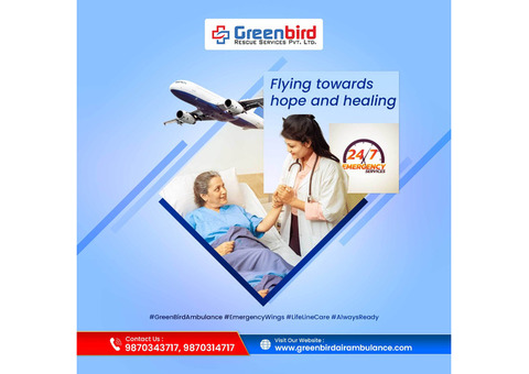 Greenbird Air and Train Ambulance in Guwahati