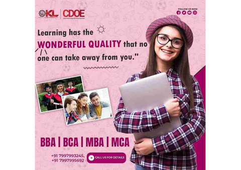 KL Online Degree | Online UG, PG Degree