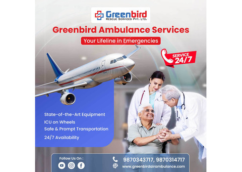 Greenbird Air and Train Ambulance in Chennai