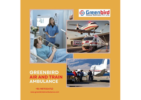 Greenbird Air and Train Ambulance Services in Siliguri