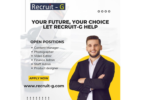 Your Future, Your Choice – Let Recruit-G Help