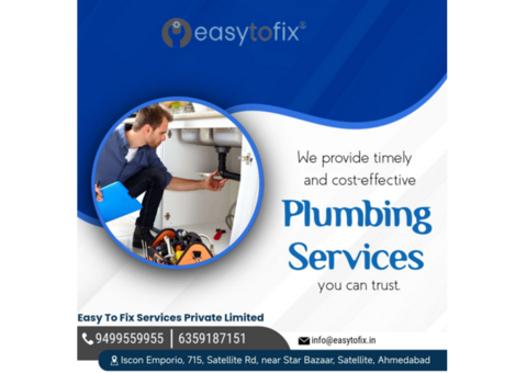 24/7 Emergency Plumbing Repairs in Ahmedabad - 9499559955