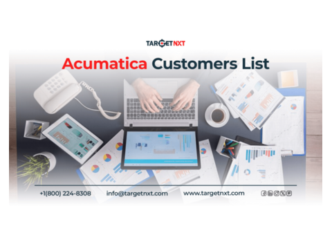 Acumatica Customers List - Reach Verified Users Now!