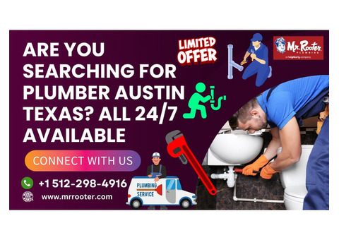 Are You Searching For Plumber Austin Texas? All 24/7 Available