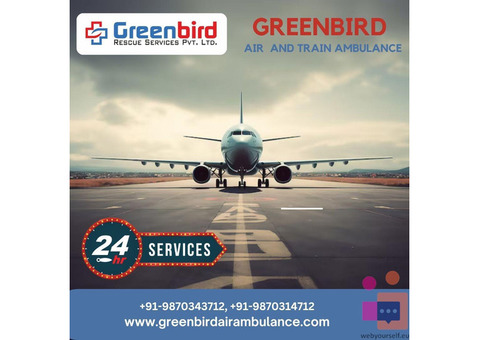 Greenbird Air and Train Ambulance in Allahabad