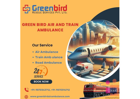 Greenbird Air and Train Ambulance in Jamshedpur