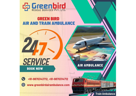 Greenbird Air and Train Ambulance in Bhubaneswar