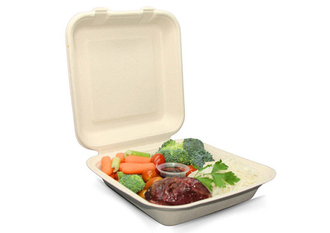 Durable 8x8 clamshell container for Secure Storage and Packaging