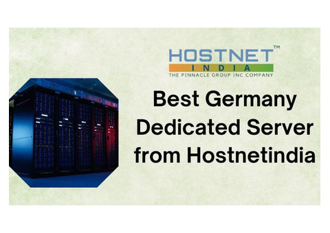 Best Germany Dedicated Server from Hostnetindia