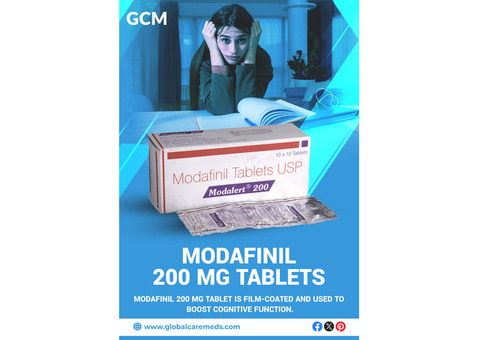 Buy Modafinil 200 Mg Tablets with Fast Shipping - Global Care Meds