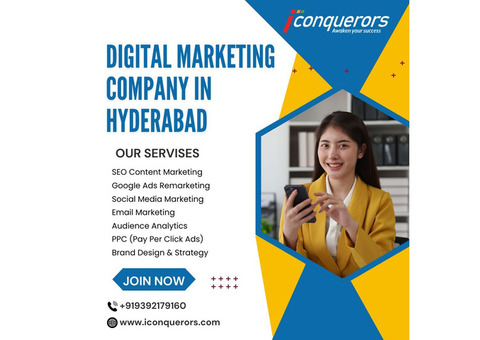 Digital Marketing Company In Hyderabad| iConquerors |+91-9392179160