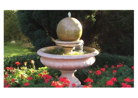 Grand Style with a Classic Tiered Garden Fountain