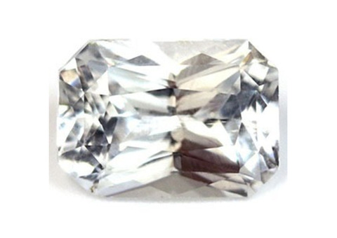 High Quality Natural White Sapphire For Sale