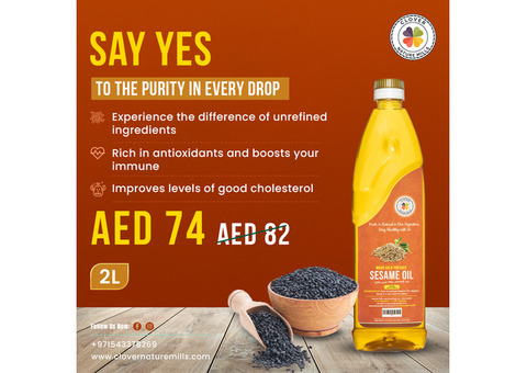 Buy Cold Pressed Sesame Oil Combo at 74 AED!