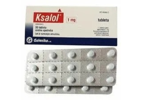 Buy Ksalol (Alprazolam) Online Overnight Shipping