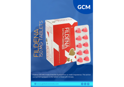 Buy Fildena 150 Mg Tablets Online - GCM