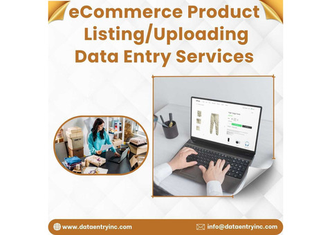 Best eCommerce Product Listing/Uploading Data Entry Services in India