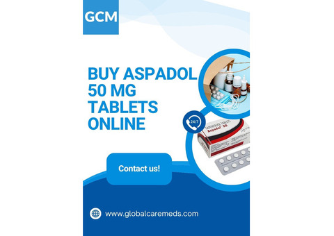 Buy Aspadol 50 mg Tablets Online - Global Care Meds