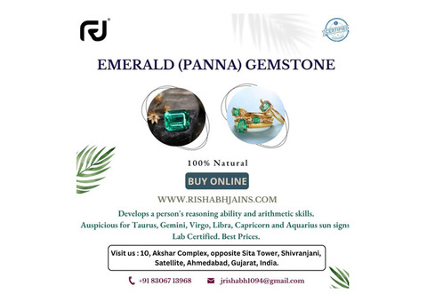 Rishabh Jain Gems & Jewels, Ahmedabad | Buy Emerald Gemstone