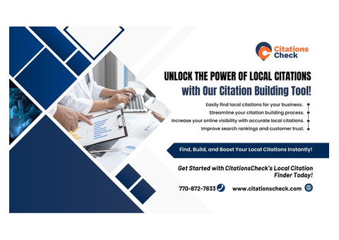 Boost Your Local SEO with Local Citations & Citation Building Tool