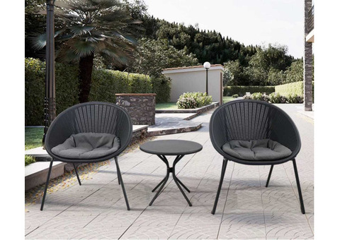 Upgrade Your Outdoor Space with the Ifzan Moulded Patio Set!