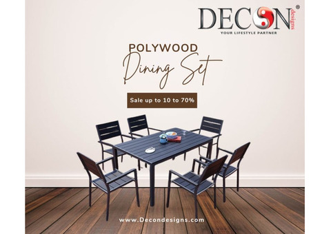 Check out the Artificial Wood Dining Set