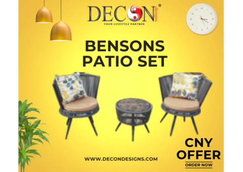 Transform Your Outdoor Space with the Bensons Outdoor Patio Set!