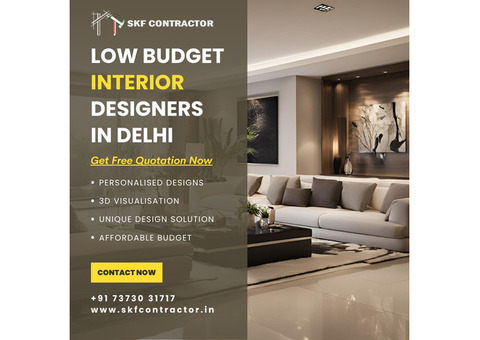 Affordable Low Budget Interior Designers in Delhi