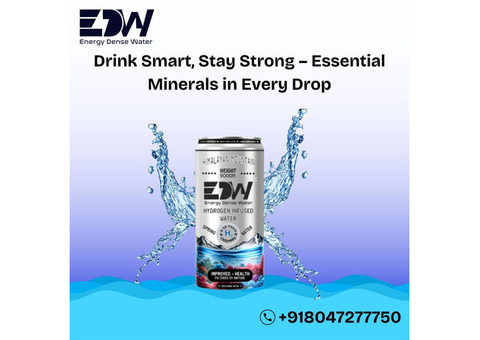 Drink Smart, Stay Strong – Essential Minerals in Every Drop