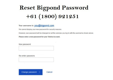 Forgot Bigpond password number