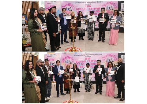 Brochure of Paintings and Calendar 2025 Unveiled at 13th GFJN and AVGC