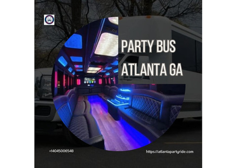 Ultimate Party Bus in Atlanta, GA with Atlanta Party Ride.