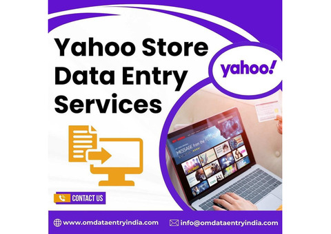 Affordable Yahoo Store Data Entry Services in India