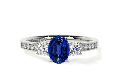 Dazzling Sapphire And Diamond Ring For Sale