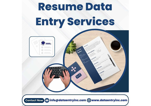 Best Resume Data Entry Services in India