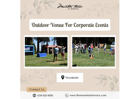 Outdoor Venue For Corporate Events