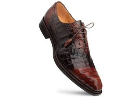 Men’s Exotic Dress Shoes – Bold & Stylish Gator Skin Loafers