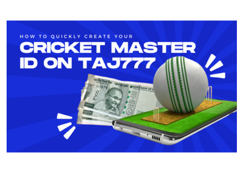 Get Your Cricket Master ID on Taj777 Instantly