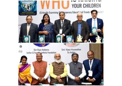 Launch of Book “Who is Raising Your Children?” Written by Rajiv Malho