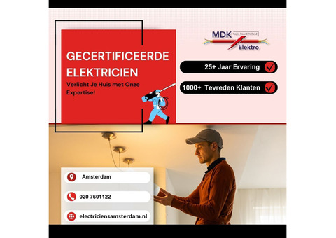 Gecertificeerde Elektricien in Amsterdam