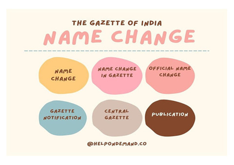 Name change procedure in India