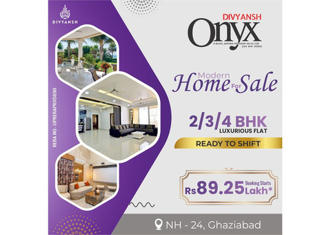 2 BHK & 3 BHK Apartment in Divyansh Onyx Ghaziabad