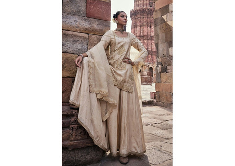 Dress Gracefully This Eid with Stunning Sharara Sets