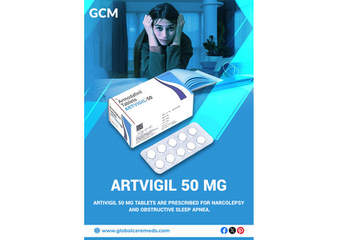 Buy Artvigil 50 MG Online - Global Care Meds