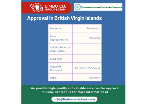 Approval in British Virgin Islands